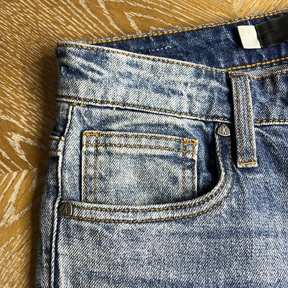 KUT FROM THE KLOTH Rachel Mom Jean Blue Skinny Jeans with Vintage Fading 00 - Picture 5 of 12